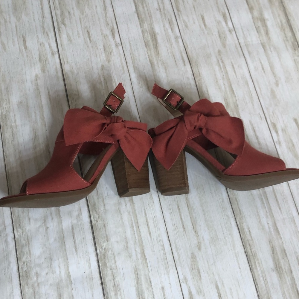 Not Rated Haida Terracota Block Heel Sandal